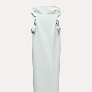 NWT Zara Midi Light Blue Bridal Dress